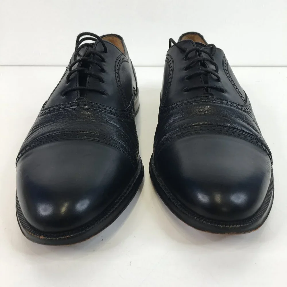 Mezlan black leather